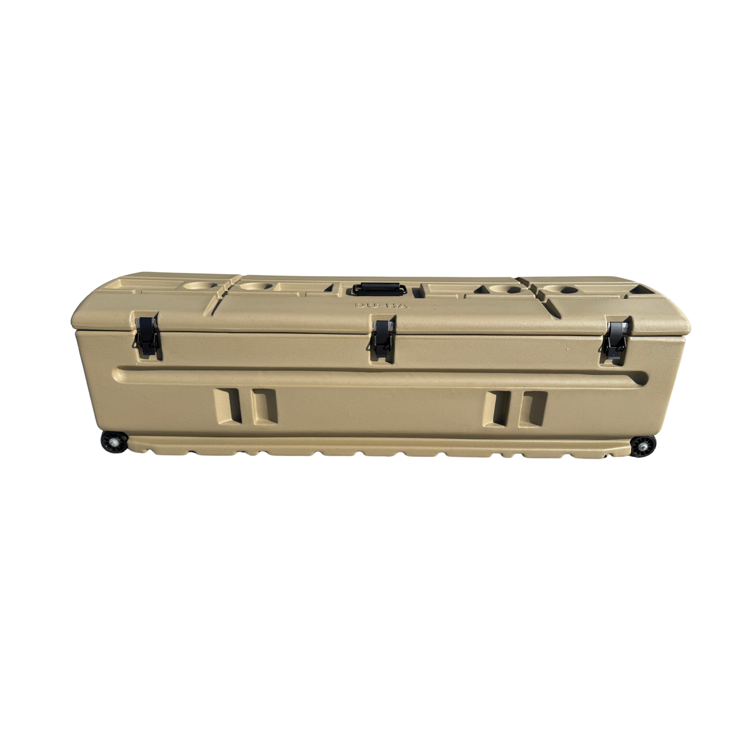 DÜHA Tote Gun and Gear Truck Storage Box | Heavy-Duty, Portable Rolling Toolbox or Gun Case for SUV&