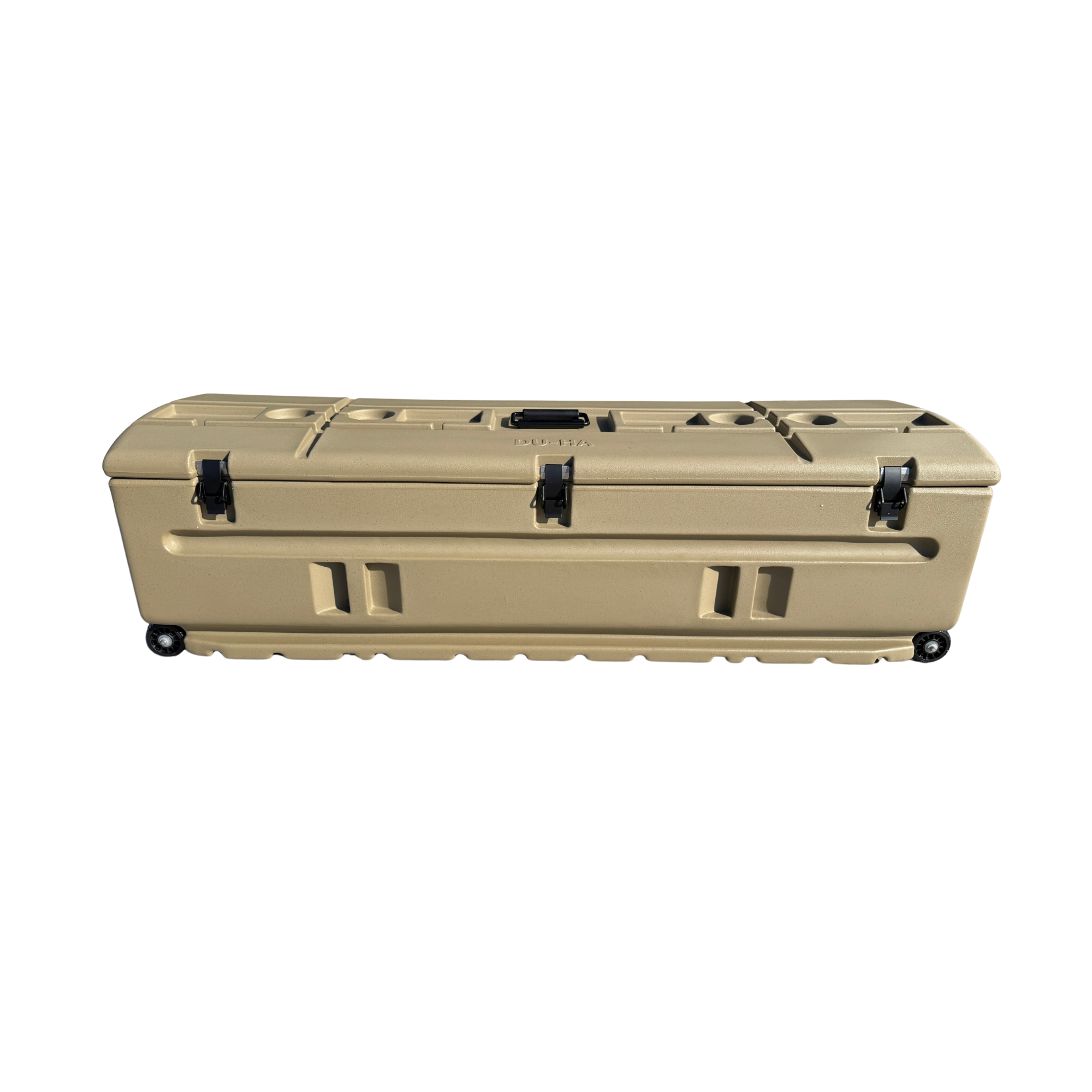 DÜHA Tote Gun and Gear Truck Storage Box | Heavy-Duty, Portable Rolling Toolbox or Gun Case for SUV&