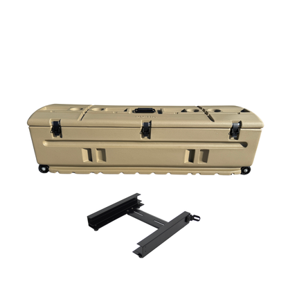 DÜHA Tote Gun and Gear Truck Storage Box | Heavy-Duty, Portable Rolling Toolbox or Gun Case for SUV&