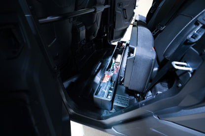 DÜHA Under Seat Storage fits 2024 Polaris Ranger Xpedition Crew Cab 5-Passenger - Heavy-Duty Back Seat Organizer