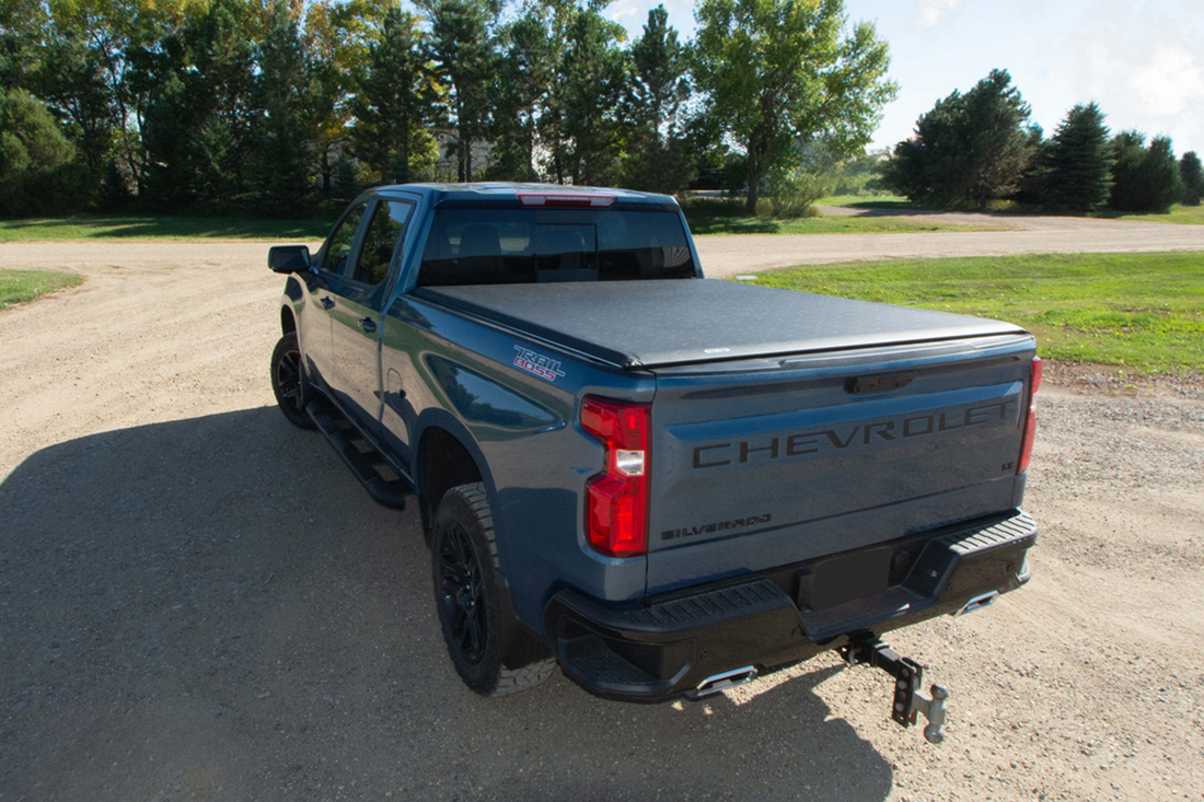 Fas-Top soft roll-up tonneau cover for a 2019-2026 GMC Sierra and Chevrolet Silverado 1500
