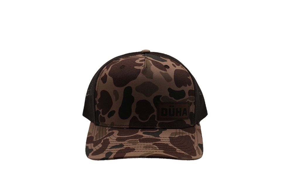 DÜHA Camo Snapback Trucker Cap