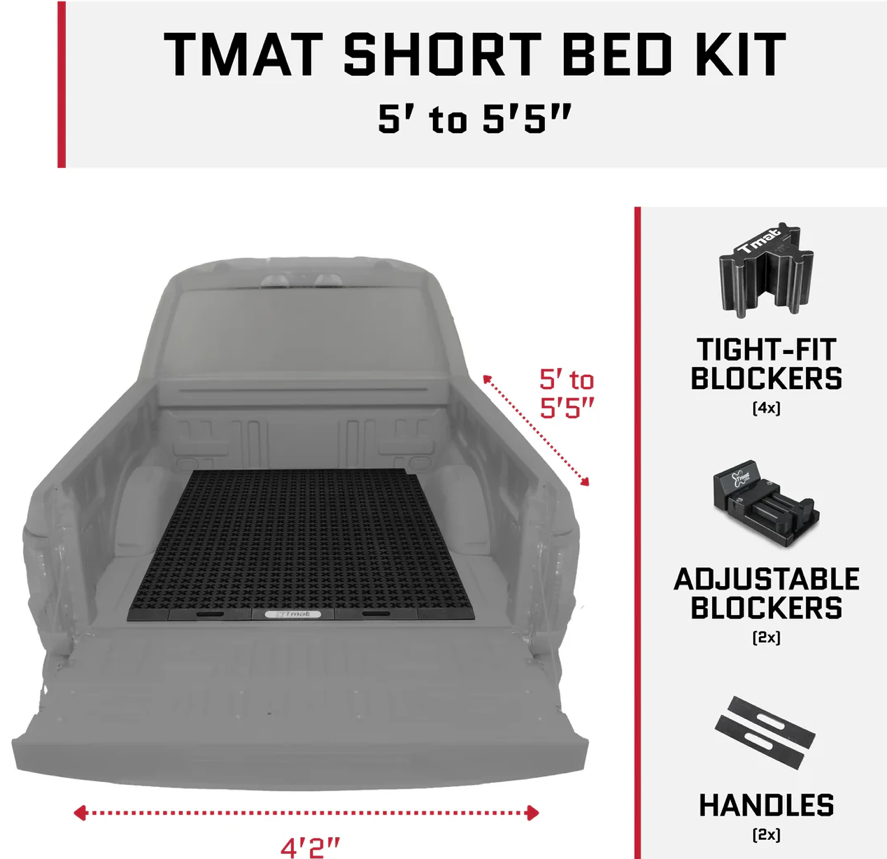Tmat Sliding Truck Bed Mat &amp; Cargo Management System