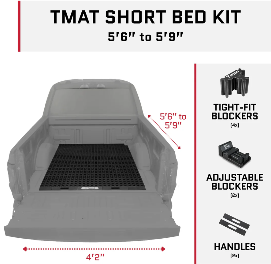 Tmat Sliding Truck Bed Mat &amp; Cargo Management System