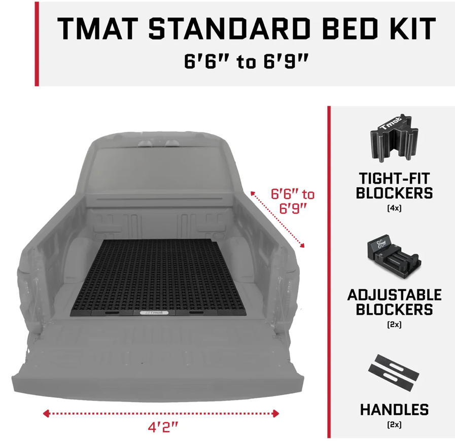 Tmat Sliding Truck Bed Mat &amp; Cargo Management System