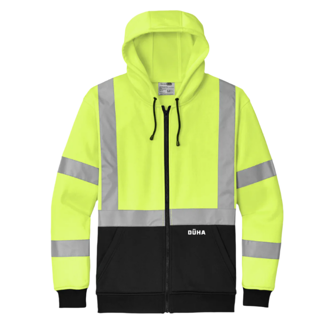 DÜHA ANSI 107 Class 3 Heavy-Duty Fleece Full-Zip Sweatshirt