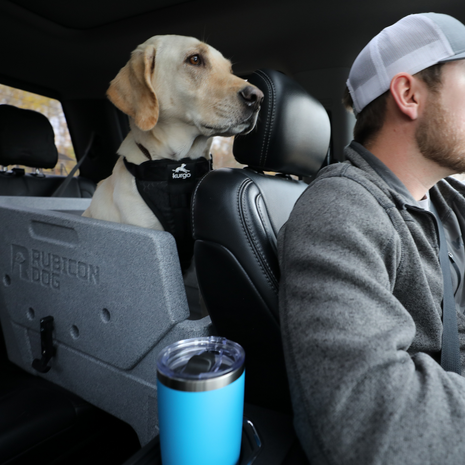 Rear Seat Dog Crate powered by Rubicon Dog™ | Compatible with Under Seat Storage