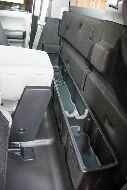 DÜHA Behind-The-Seat Storage Back Seat Organizer for 17-24 | Ford F-250/350/450/550 Super Duty Regular Cabs