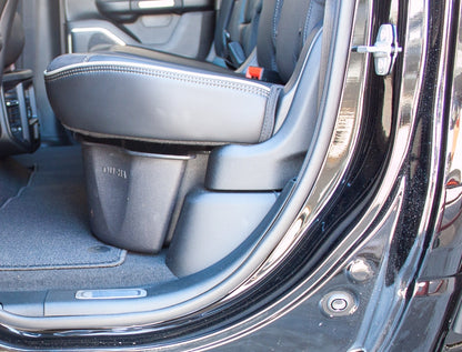 DÜHA Under Seat Storage fits 2019-2025 Ram 1500 Quad Cab (New Body Style) | Heavy-Duty Back Seat Multi Tool Organizer